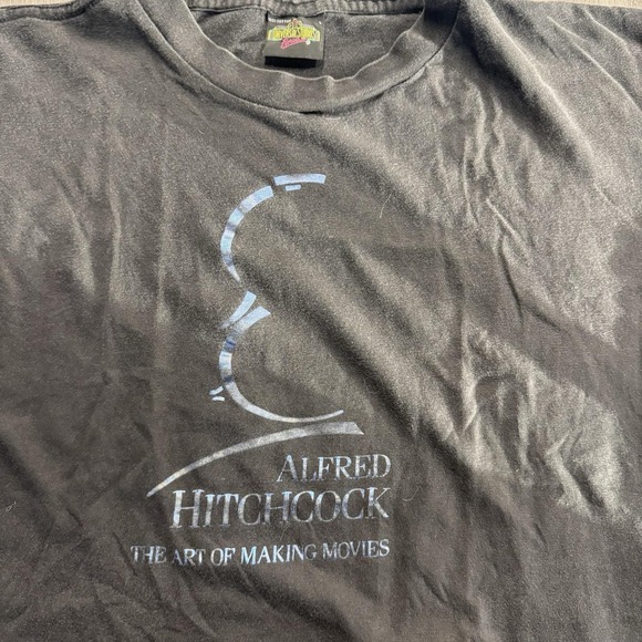 Alfred Hitchcock The Art Of Making Movies T Shirt Fruit Of The Look USA Size L - Picture 2 of 7